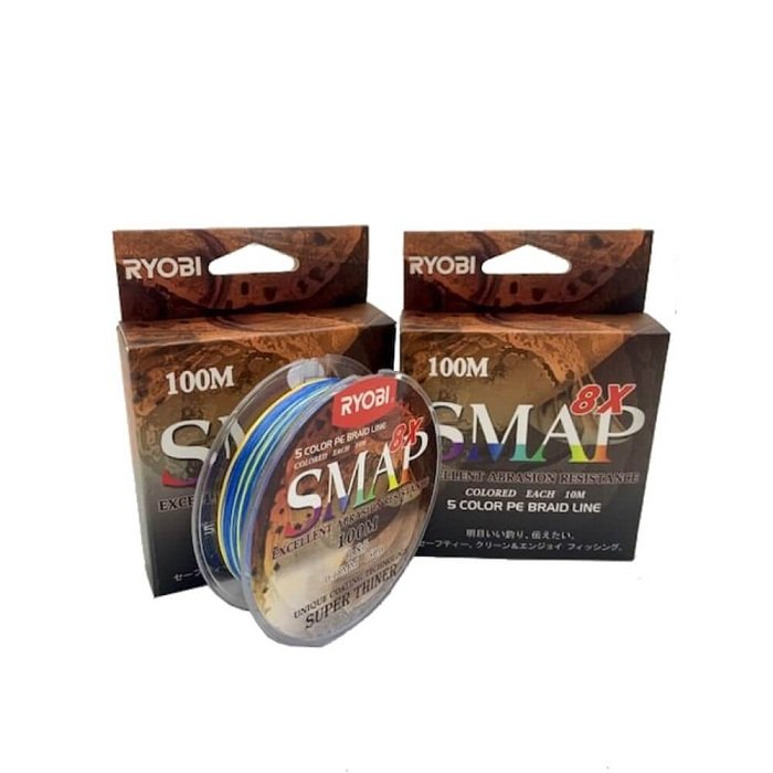 Ryobi SMAP x8 Braid 100m Multicolor