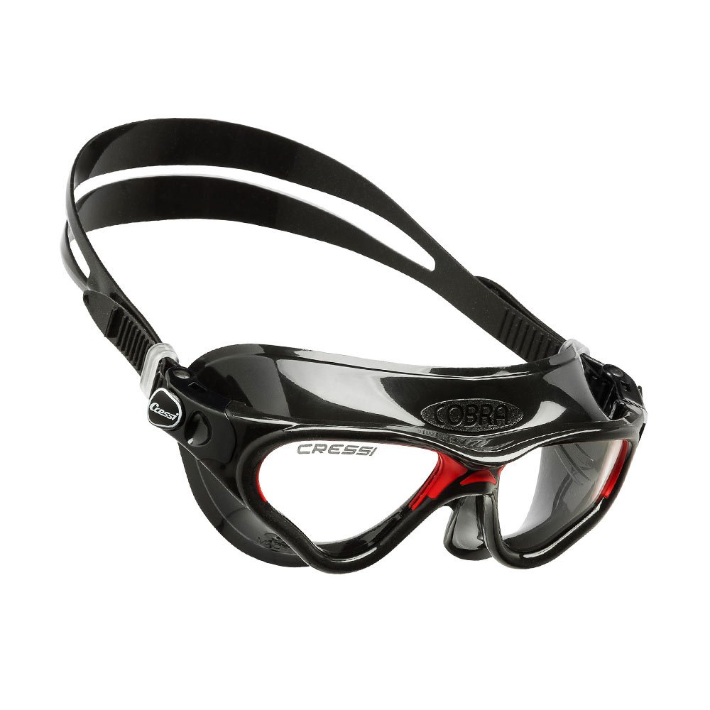 Cressi Cobra Swim Goggles Clear/Frame Clear Black - Γυαλιά Κολύμβησης