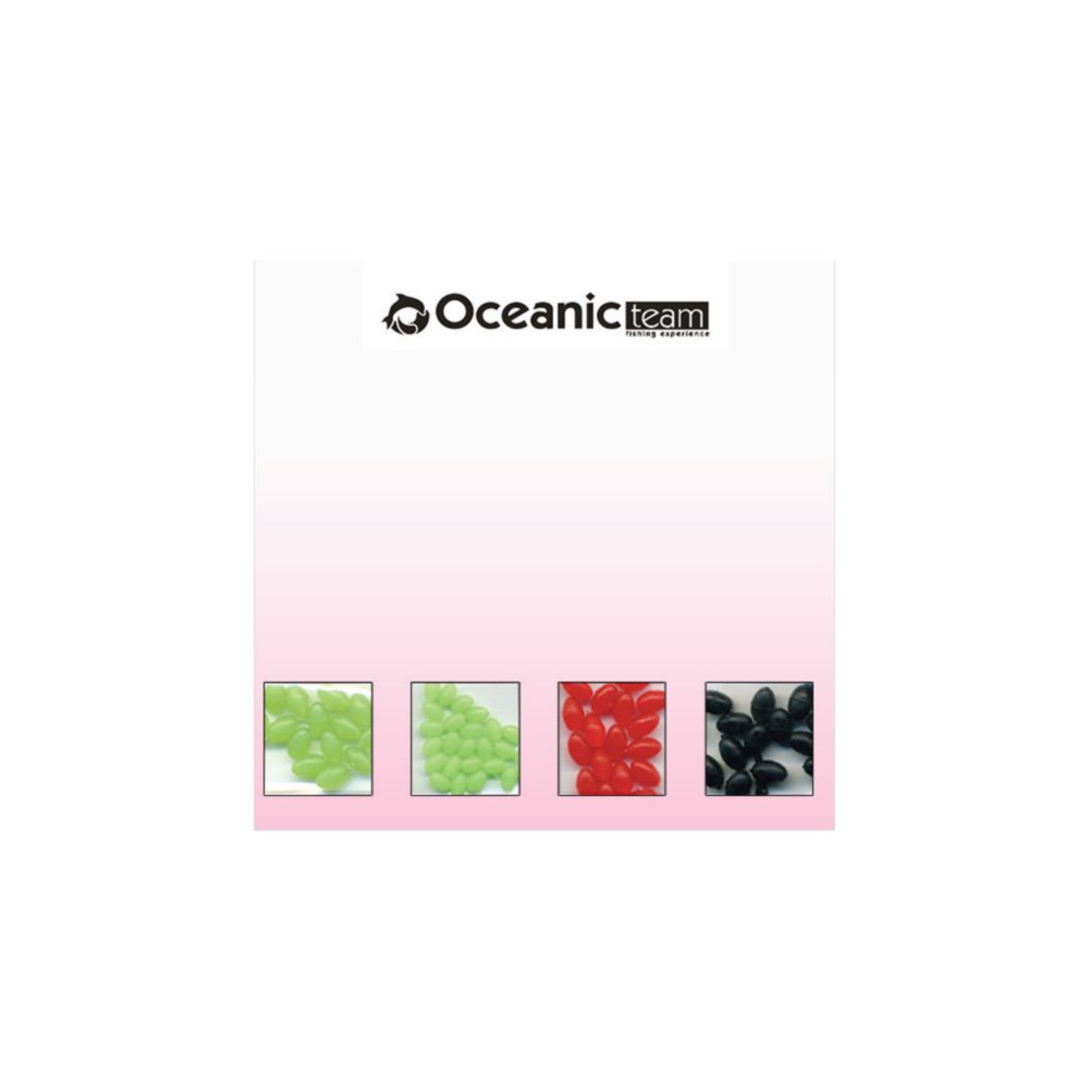Oceanic Team Μαλακές Χάντρες Οβάλ Black