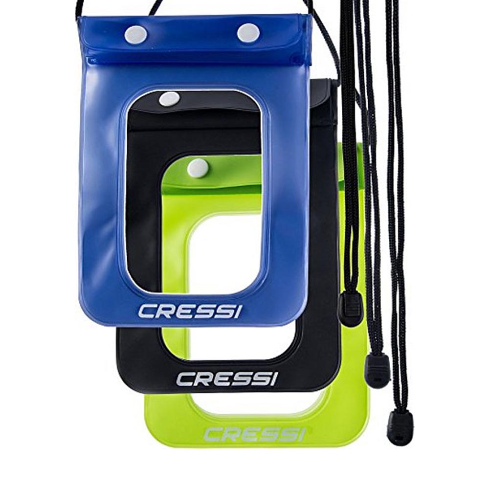Cressi Waterproof Phone Case Blue - Αδιάβροχη Θήκη Κινητού 13x16