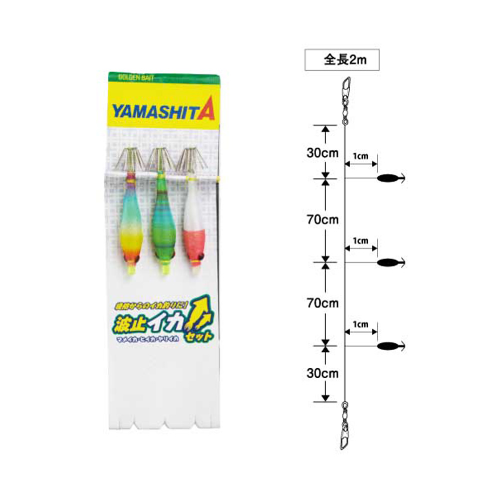 Yamashita L' Oppai Sutte 5-1 Ika Set TB2 Αρματωσιά 1.5m με 2 Καλαμαριέρες Σιλικόνης